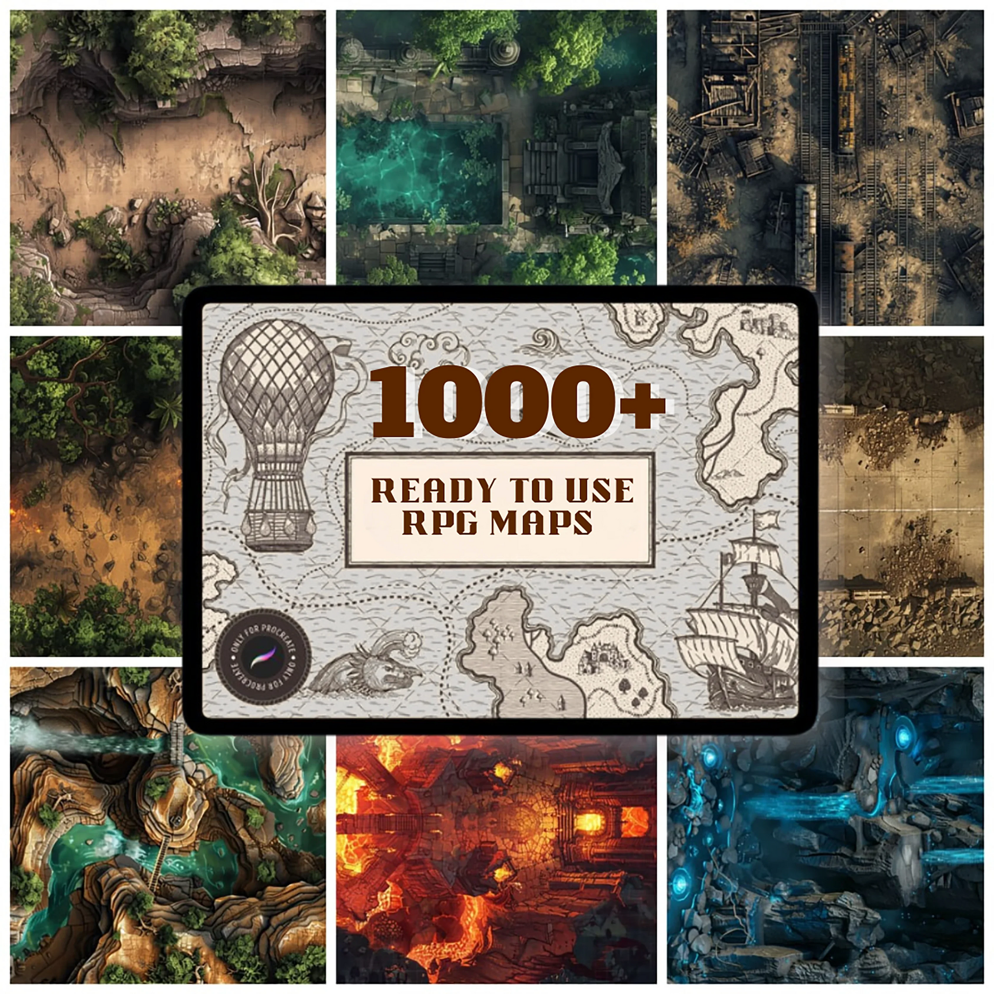 5000+ Ultimate RPG Map Making Bundle - For RPG Visionaries