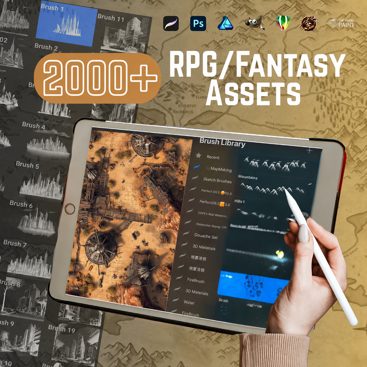 7000+ Ultimate RPG Map Making Bundle - For RPG Visionaries