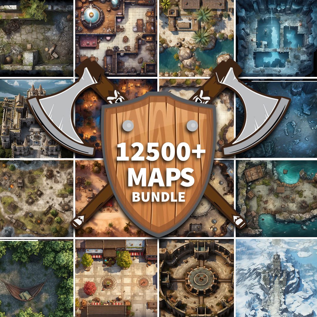 The Ultimate RPG Maps Bundle - 12500 Designs